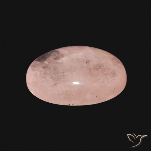 Morganite Rosa chiaro naturale da 4.33 ct, Ovale, Trasparente