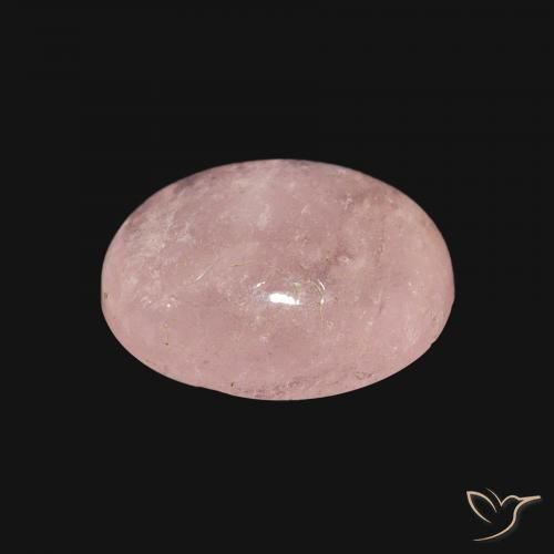Morganite Rosa chiaro naturale da 6.00 ct, Ovale, Trasparente