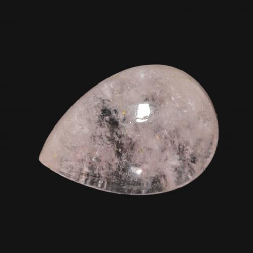 Morganite rosa fenicottero naturale da 5.09 ct, Forma a pera, Trasparente