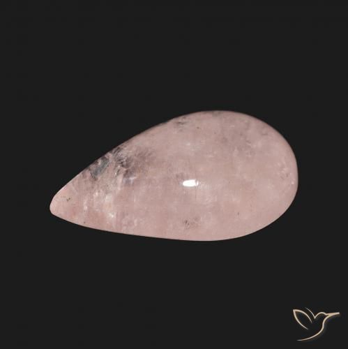 Morganite Rosa medio naturale da 6.62 ct, Forma a pera, Trasparente