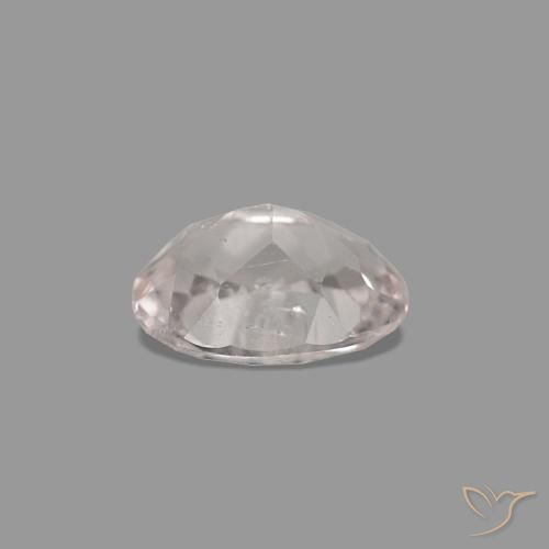 Morganite rosa fenicottero naturale da 0.23 ct, Ovale, VS-SI