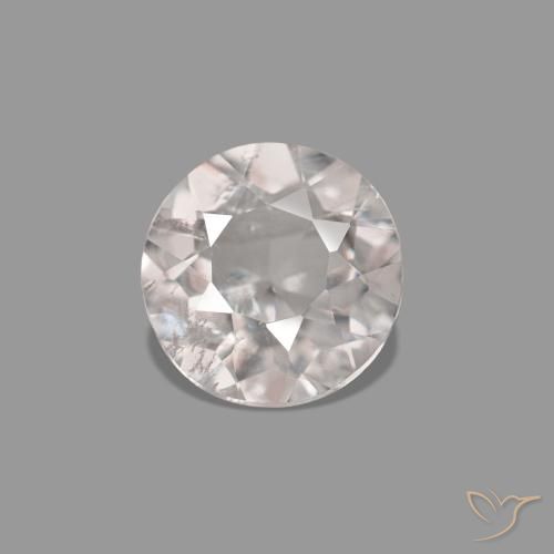 Morganite Rosa chiaro naturale da 0.35 ct, Rotondo, VS