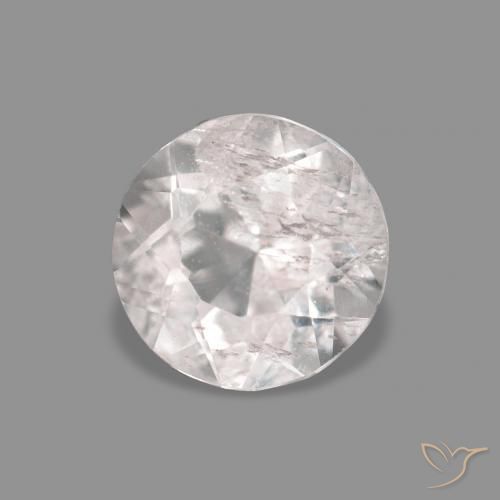 Morganite Rosa Molto Chiaro naturale da 0.30 ct, Rotondo, VS