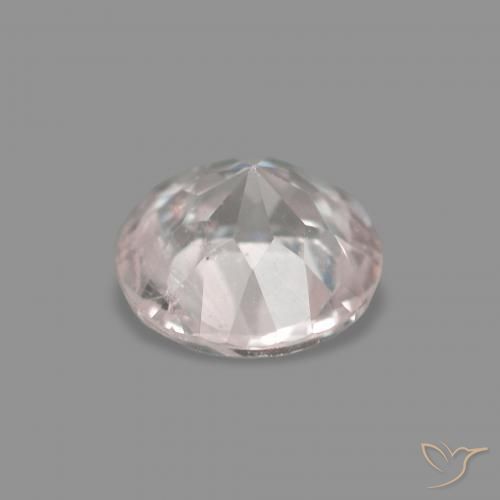 Morganite Rosa Molto Chiaro naturale da 0.30 ct, Rotondo, VS