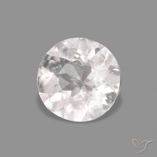 Morganite Rosa Molto Chiaro naturale da 0.31 ct, Rotondo, VS