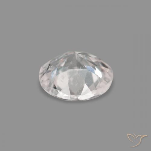Morganite Rosa Molto Chiaro naturale da 0.34 ct, Rotondo, VS