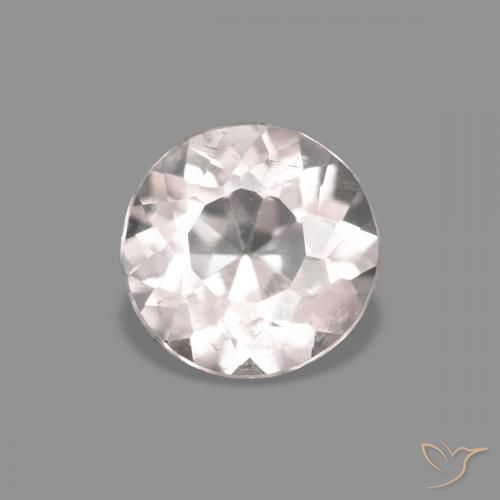 0.45ct Rosa Molto Chiaro Morganite, Rotondo, VS
