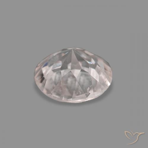 Morganite Rosa Molto Chiaro naturale da 0.45 ct, Rotondo, VS