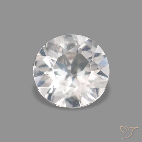 0.21ct Rosa Molto Chiaro Morganite, Rotondo, VVS-VS