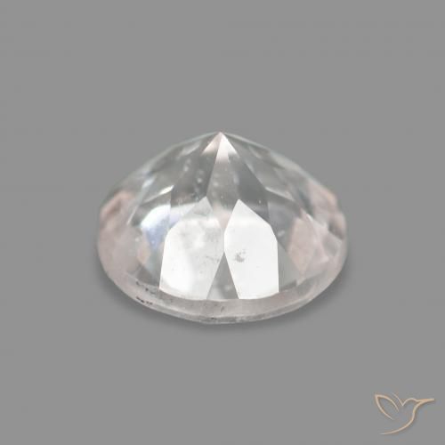 Morganite Rosa Molto Chiaro naturale da 0.36 ct, Rotondo, VS