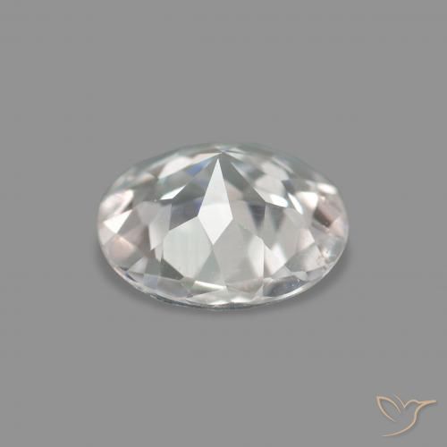 Morganite Rosa Molto Chiaro naturale da 0.47 ct, Rotondo, VS