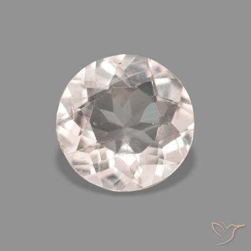 0.41ct Rosa Molto Chiaro Morganite, Rotondo, VS