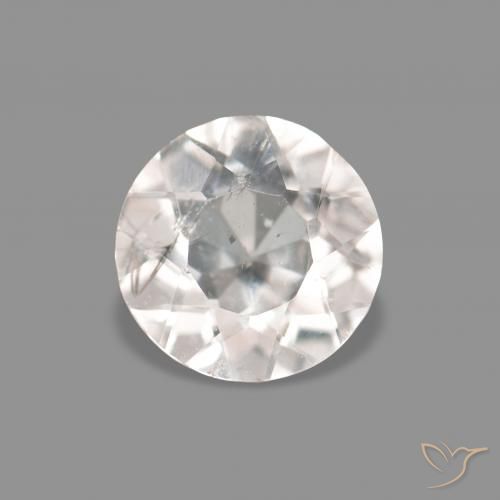 0.30ct Rosa Molto Chiaro Morganite, Rotondo, VS