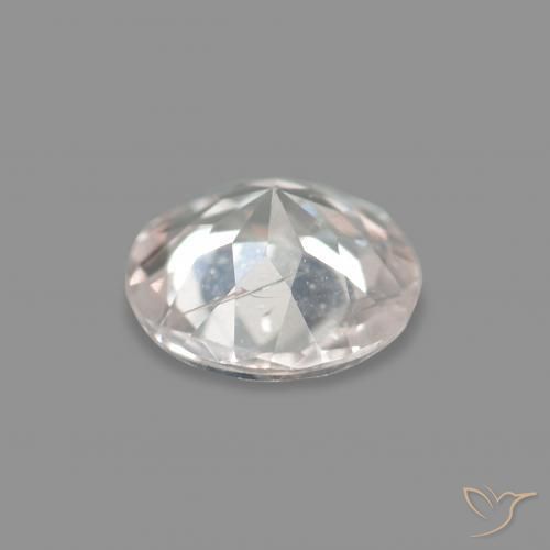 Morganite Rosa Molto Chiaro naturale da 0.30 ct, Rotondo, VS