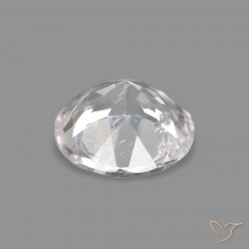 Morganite Rosa Molto Chiaro naturale da 0.32 ct, Rotondo, VS