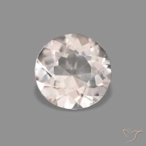 0.33ct Rosa Molto Chiaro Morganite, Rotondo, VVS-VS