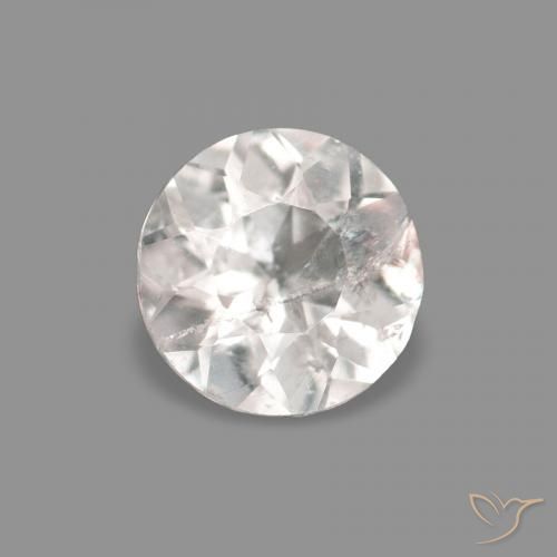0.18ct Rosa Molto Chiaro Morganite, Rotondo, VS-SI