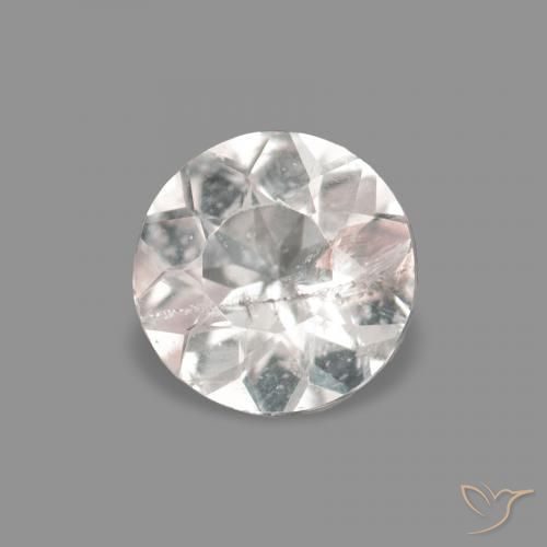Morganite Rosa Molto Chiaro naturale da 0.18 ct, Rotondo, VS-SI