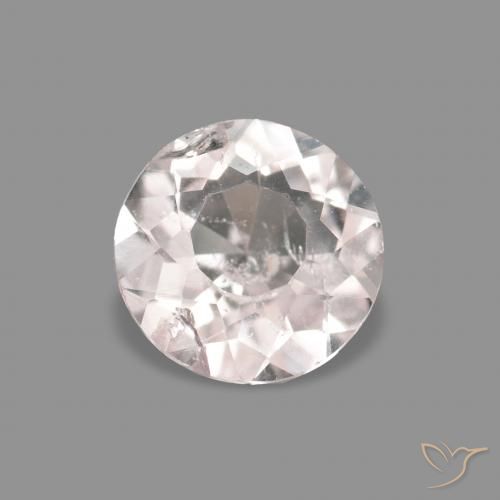 0.36ct Rosa Molto Chiaro Morganite, Rotondo, VS-SI