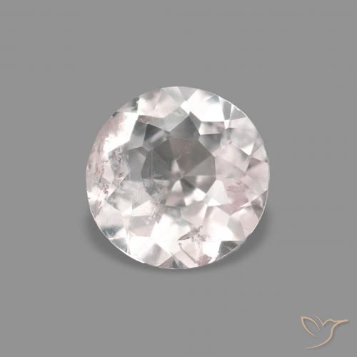 0.36ct Rosa Molto Chiaro Morganite, Rotondo, VS-SI