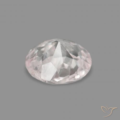 Morganite Rosa Molto Chiaro naturale da 0.36 ct, Rotondo, VS-SI