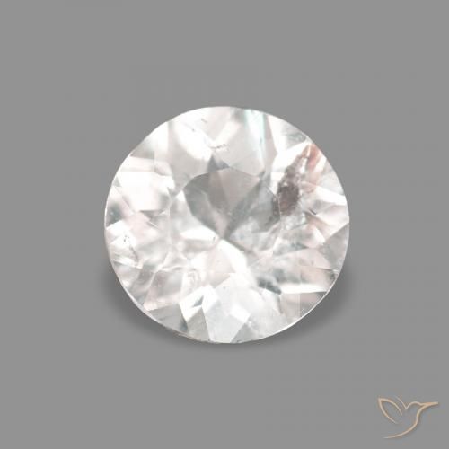 0.16ct Rosa Molto Chiaro Morganite, Rotondo, VS-SI