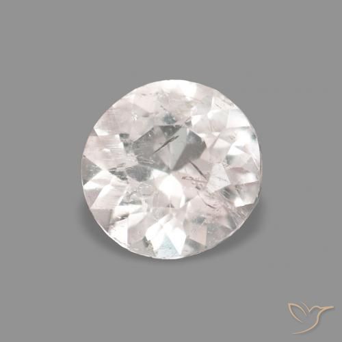 Morganite Rosa Molto Chiaro naturale da 0.21 ct, Rotondo, VS-SI