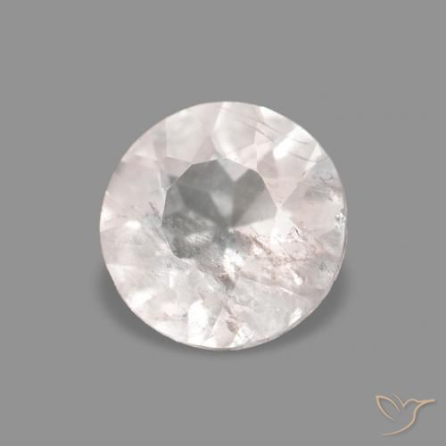Morganite Rosa Molto Chiaro naturale da 0.27 ct, Rotondo, VS-SI