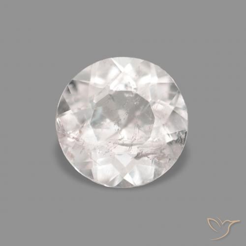0.33ct Rosa Molto Chiaro Morganite, Rotondo, VS-SI