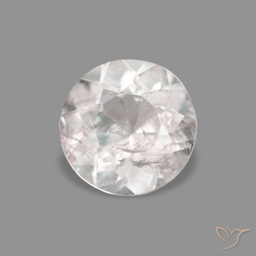 Morganite Rosa Molto Chiaro naturale da 0.33 ct, Rotondo, VS-SI