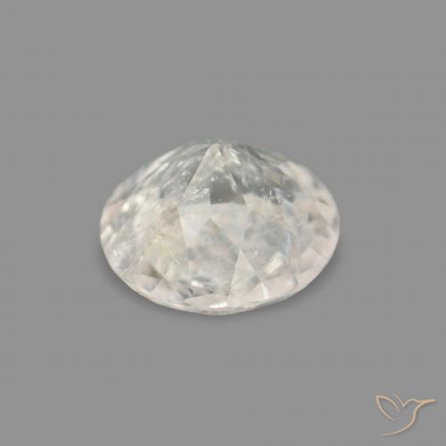 Morganite Rosa Molto Chiaro naturale da 0.33 ct, Rotondo, VS-SI