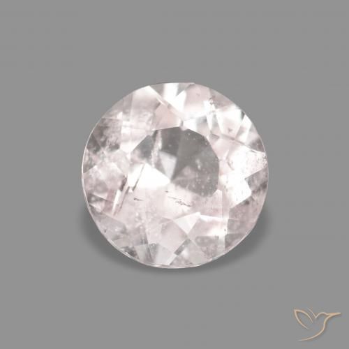 0.42ct Rosa Molto Chiaro Morganite, Rotondo, VS-SI