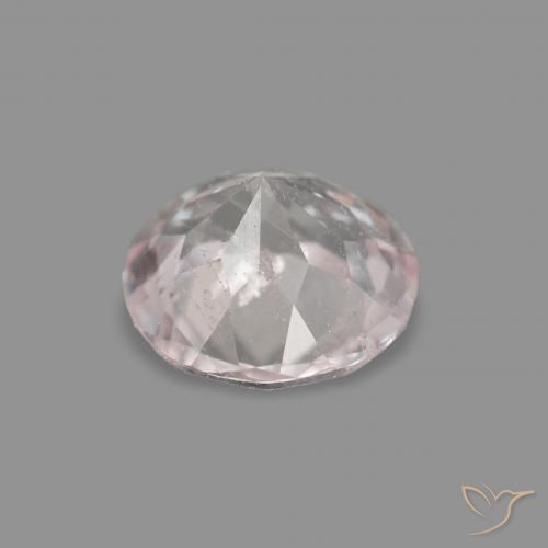 Morganite Rosa Molto Chiaro naturale da 0.42 ct, Rotondo, VS-SI