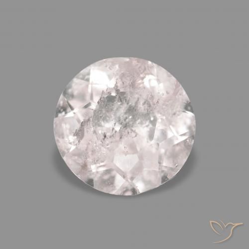 0.42ct Rosa Molto Chiaro Morganite, Rotondo, VS-SI