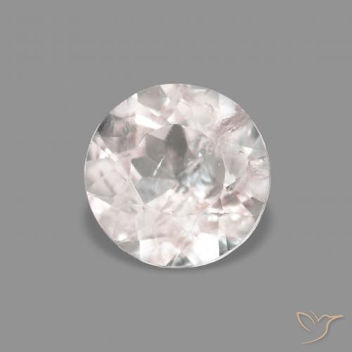0.40ct Rosa Molto Chiaro Morganite, Rotondo, VS-SI