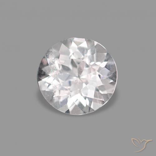 Morganite Rosa chiaro naturale da 0.26 ct, Rotondo, VS