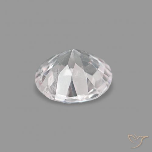 Morganite Rosa chiaro naturale da 0.26 ct, Rotondo, VS