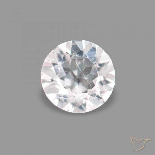 0.12ct Rosa chiaro Morganite Pietre preziose, Rotondo, VS