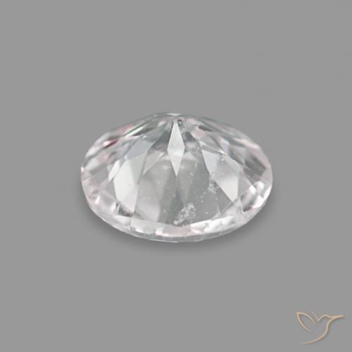 Morganite Rosa chiaro naturale da 0.19 ct, Rotondo, VS