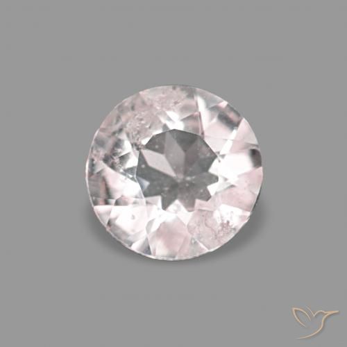 0.16ct Rosa chiaro Morganite, Rotondo, VS