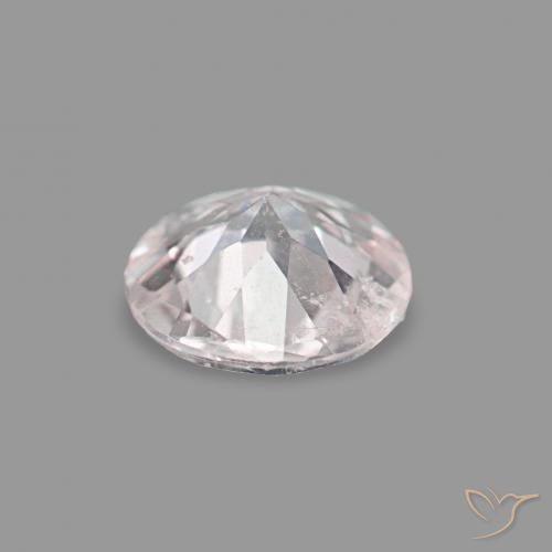 Morganite Rosa chiaro naturale da 0.16 ct, Rotondo, VS