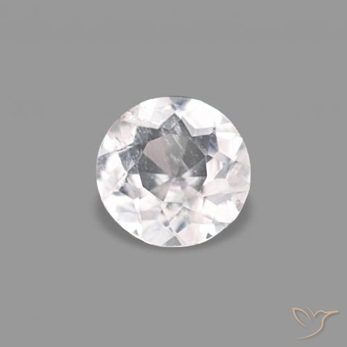 0.21ct Rosa chiaro Morganite Pietre preziose, Rotondo, VS