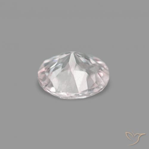 Morganite Rosa chiaro naturale da 0.22 ct, Rotondo, VS
