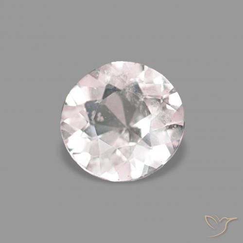 Morganite Rosa chiaro naturale da 0.29 ct, Rotondo, VS