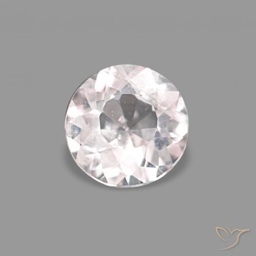 0.29ct Rosa chiaro Morganite, Rotondo, VS