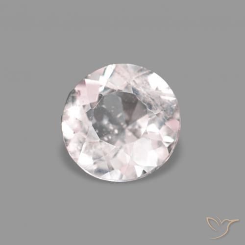 Morganite Rosa chiaro naturale da 0.29 ct, Rotondo, VS