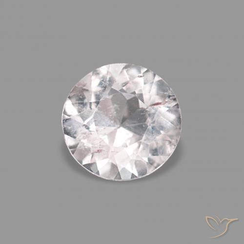 0.29ct Rosa chiaro Morganite Pietre preziose, Rotondo, VS