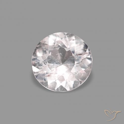 Morganite Rosa chiaro naturale da 0.29 ct, Rotondo, VS