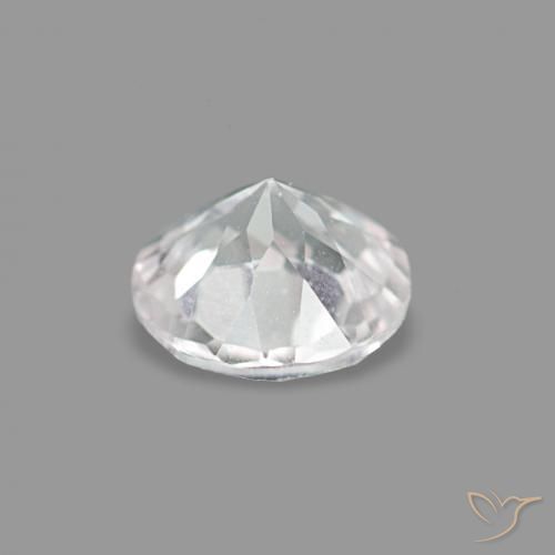 Morganite Rosa Molto Chiaro naturale da 0.22 ct, Rotondo, VVS