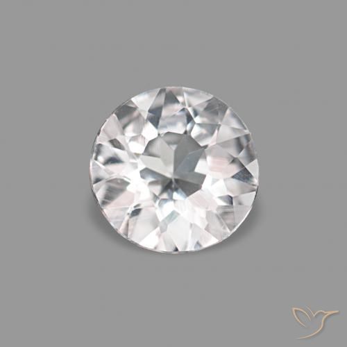 0.16ct Rosa Molto Chiaro Morganite Pietre preziose, Rotondo, VVS